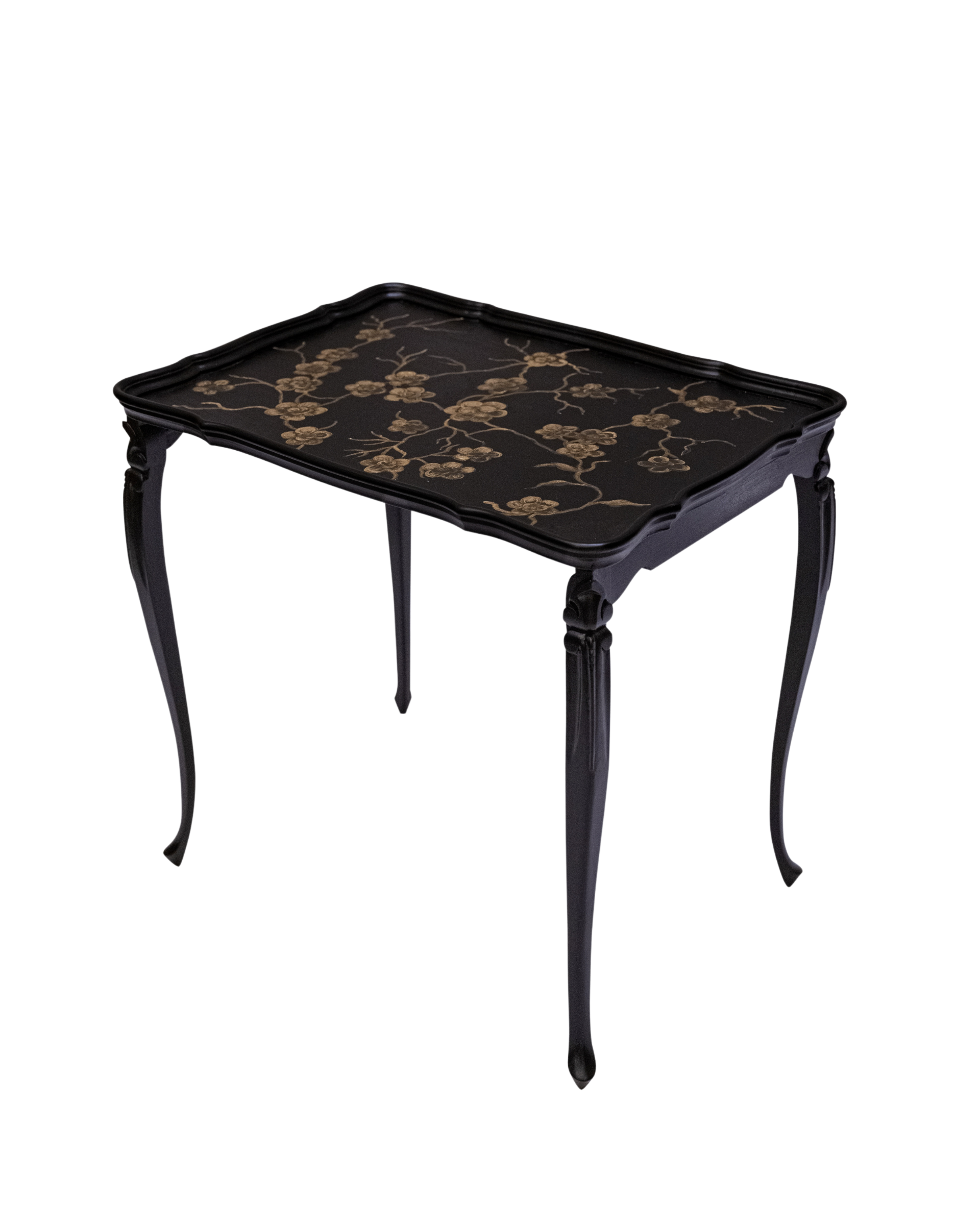 Chinoiserie Black Lacquer Net Set