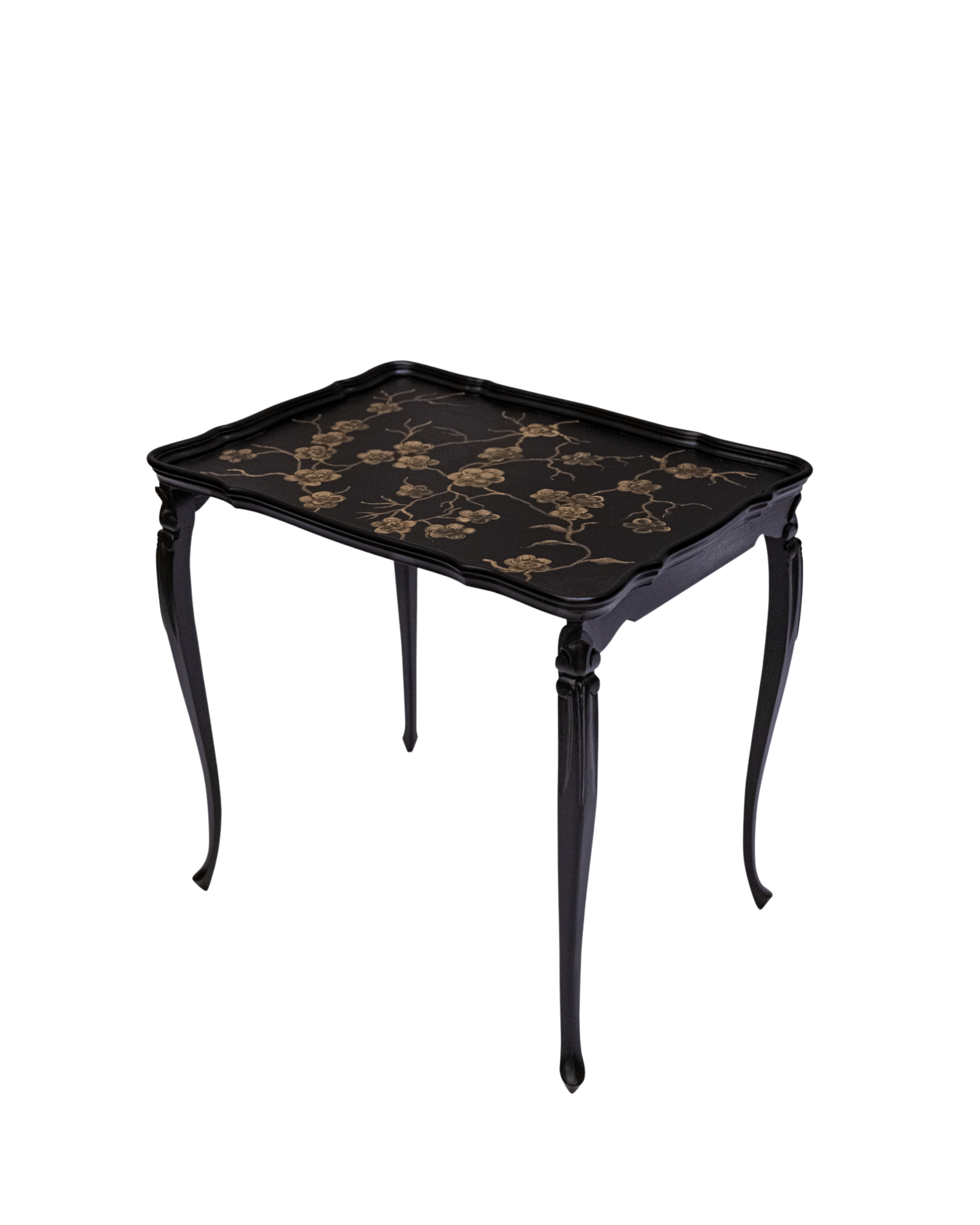 Chinoiserie Black Lacquer Net Set