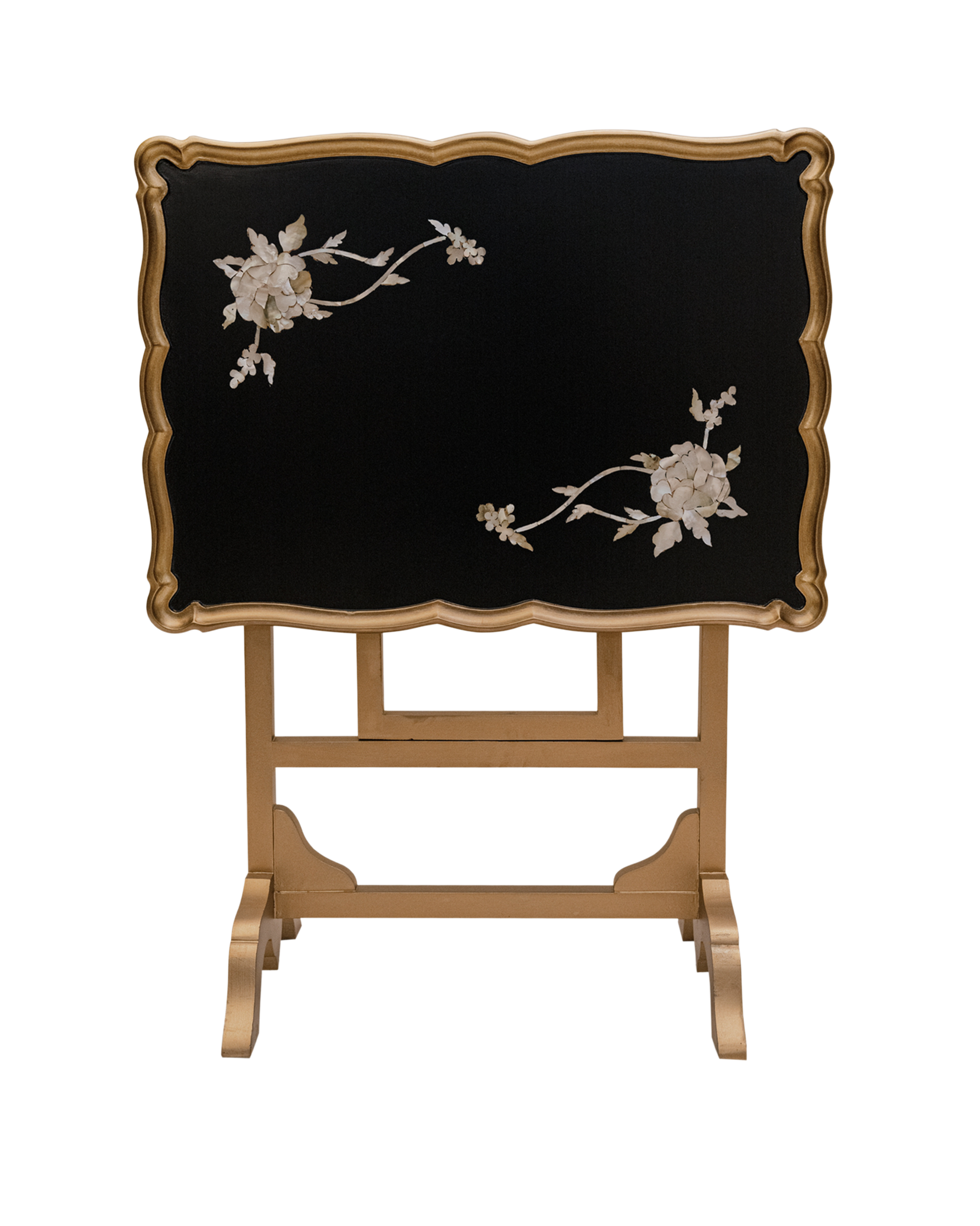 Luxe Blossom Charm Folding Table