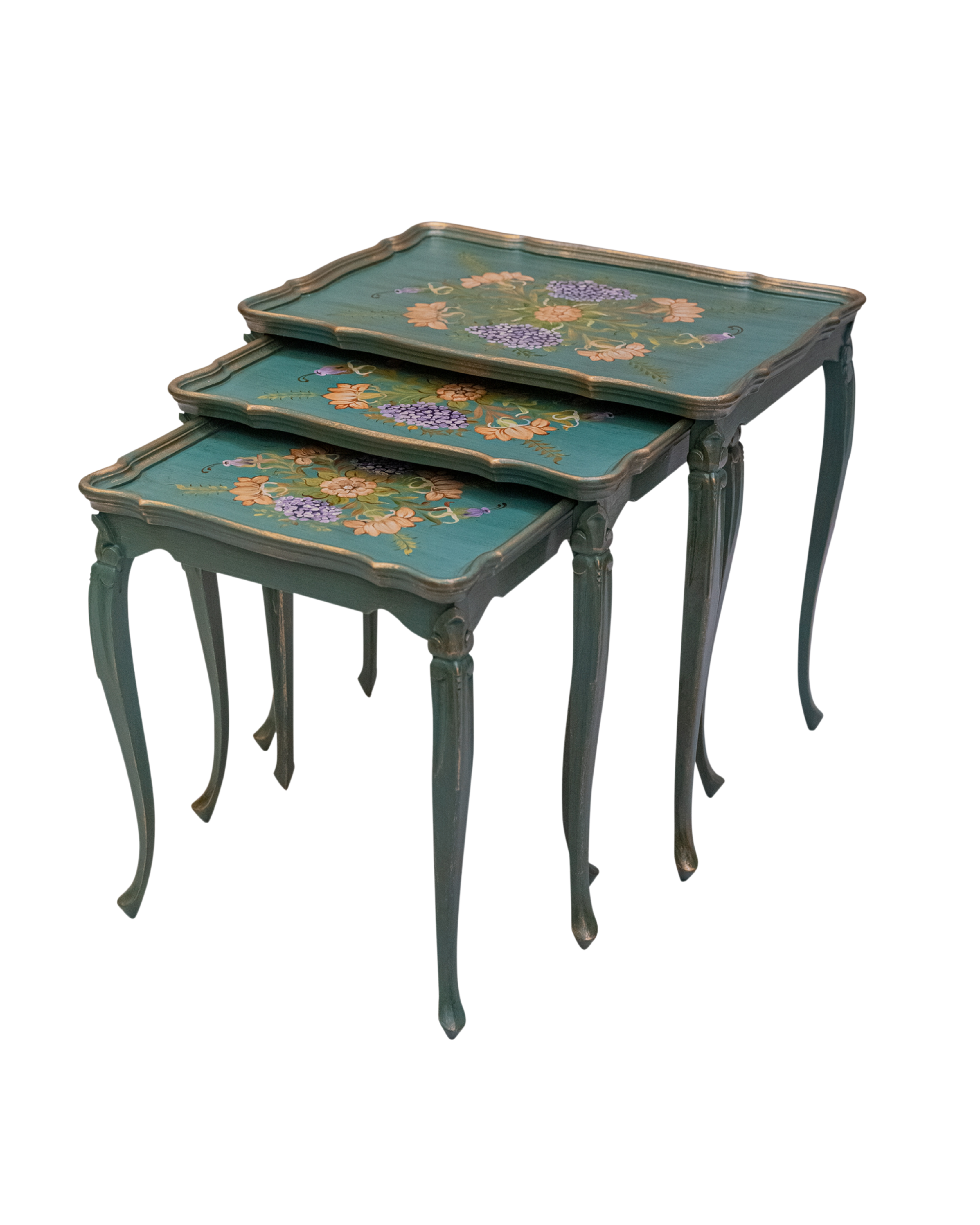 Rustic Forest Nesting Table