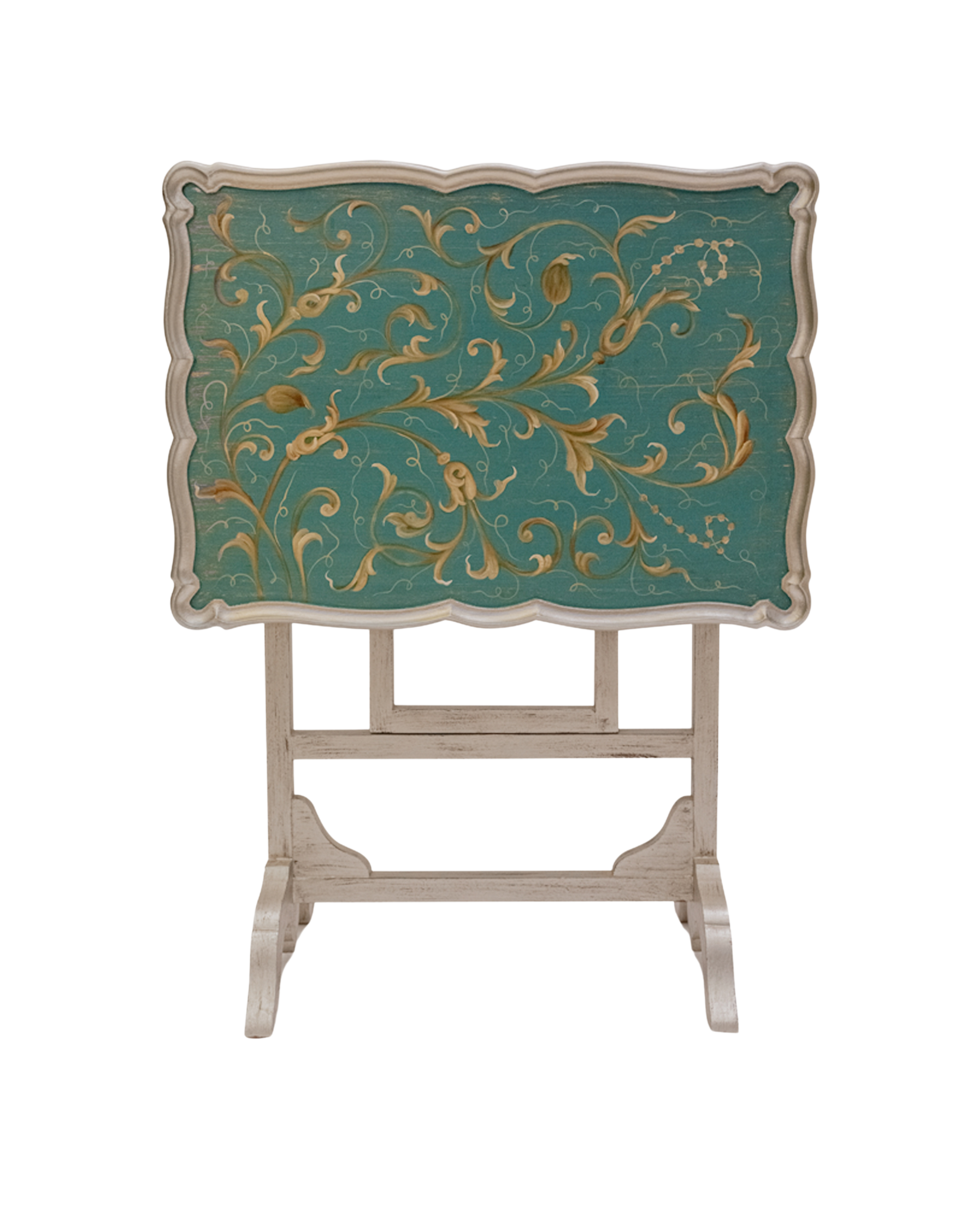 Teal Crush Folding Table