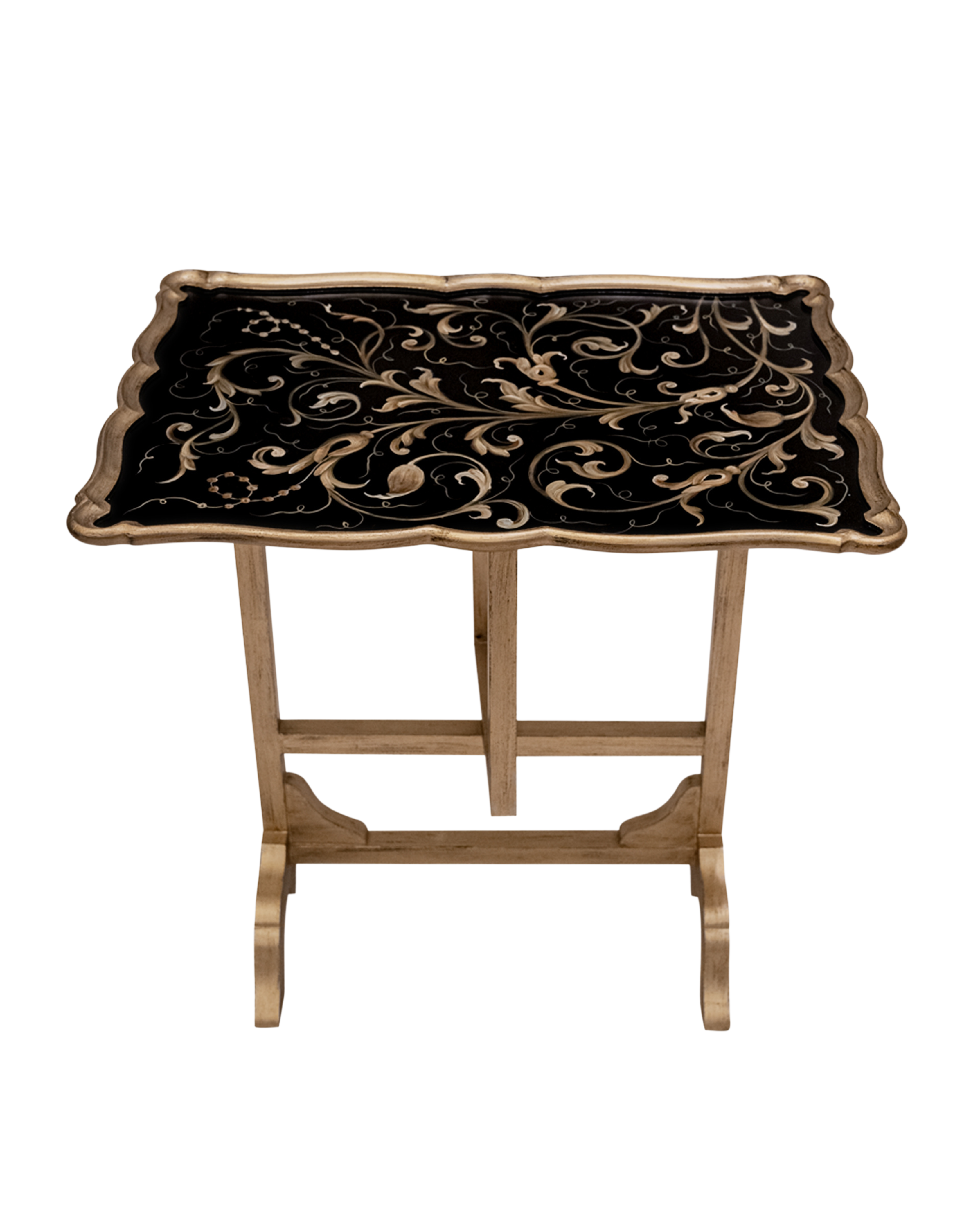 Midnight Gold Folding Table