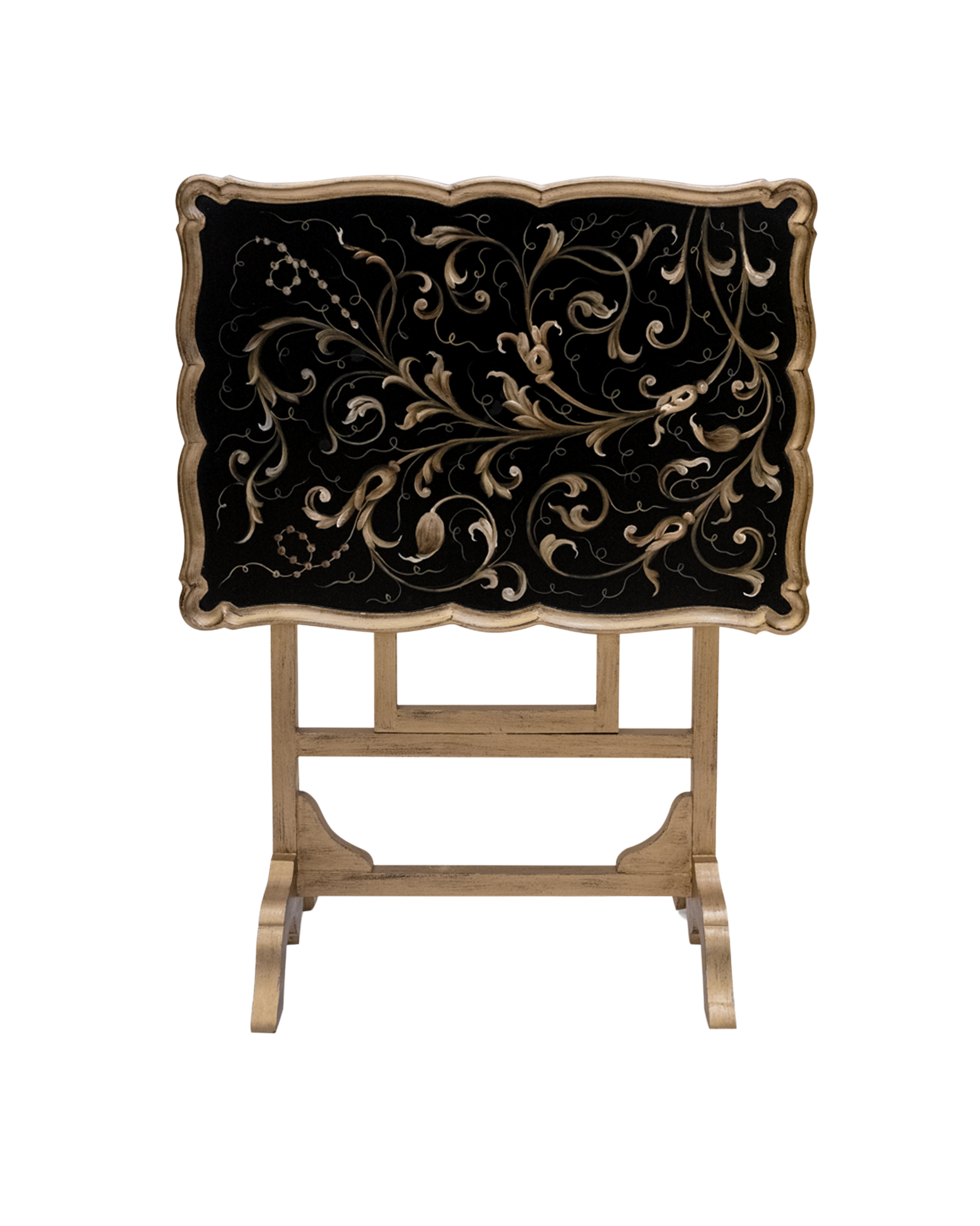 Midnight Gold Folding Table