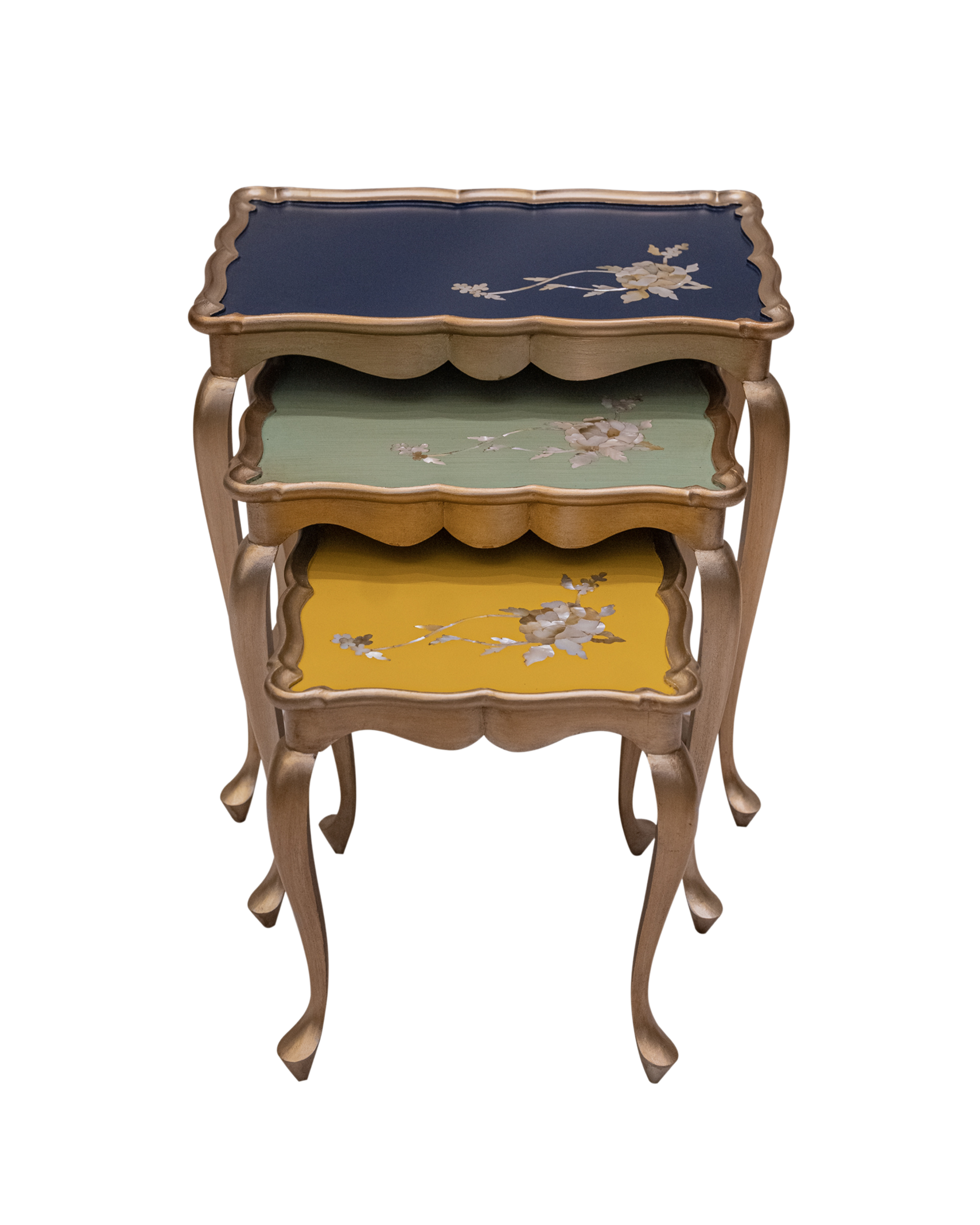 Flora Hue Nesting Table (Mother of Pearl)