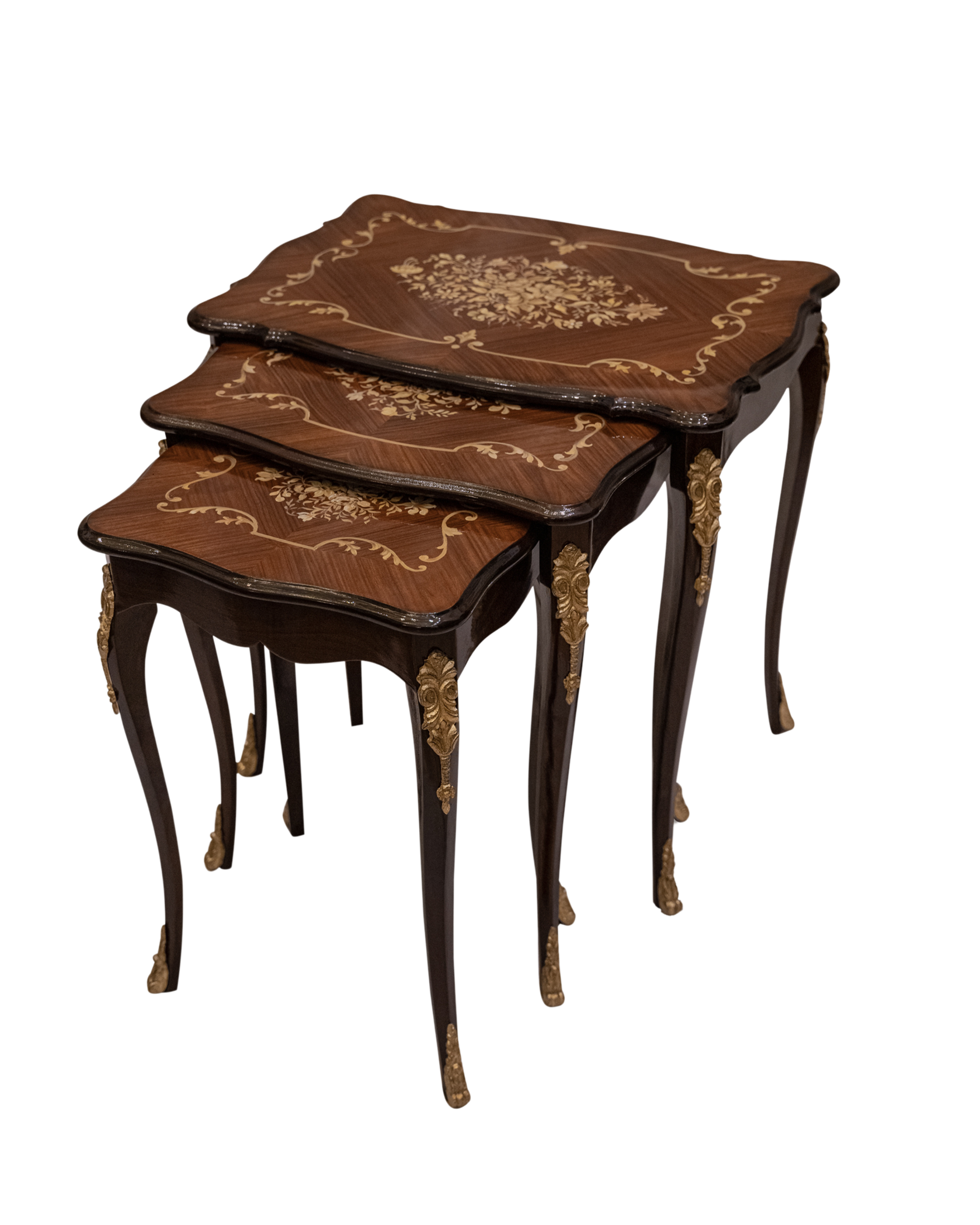 Antique French Louis Style Veneer