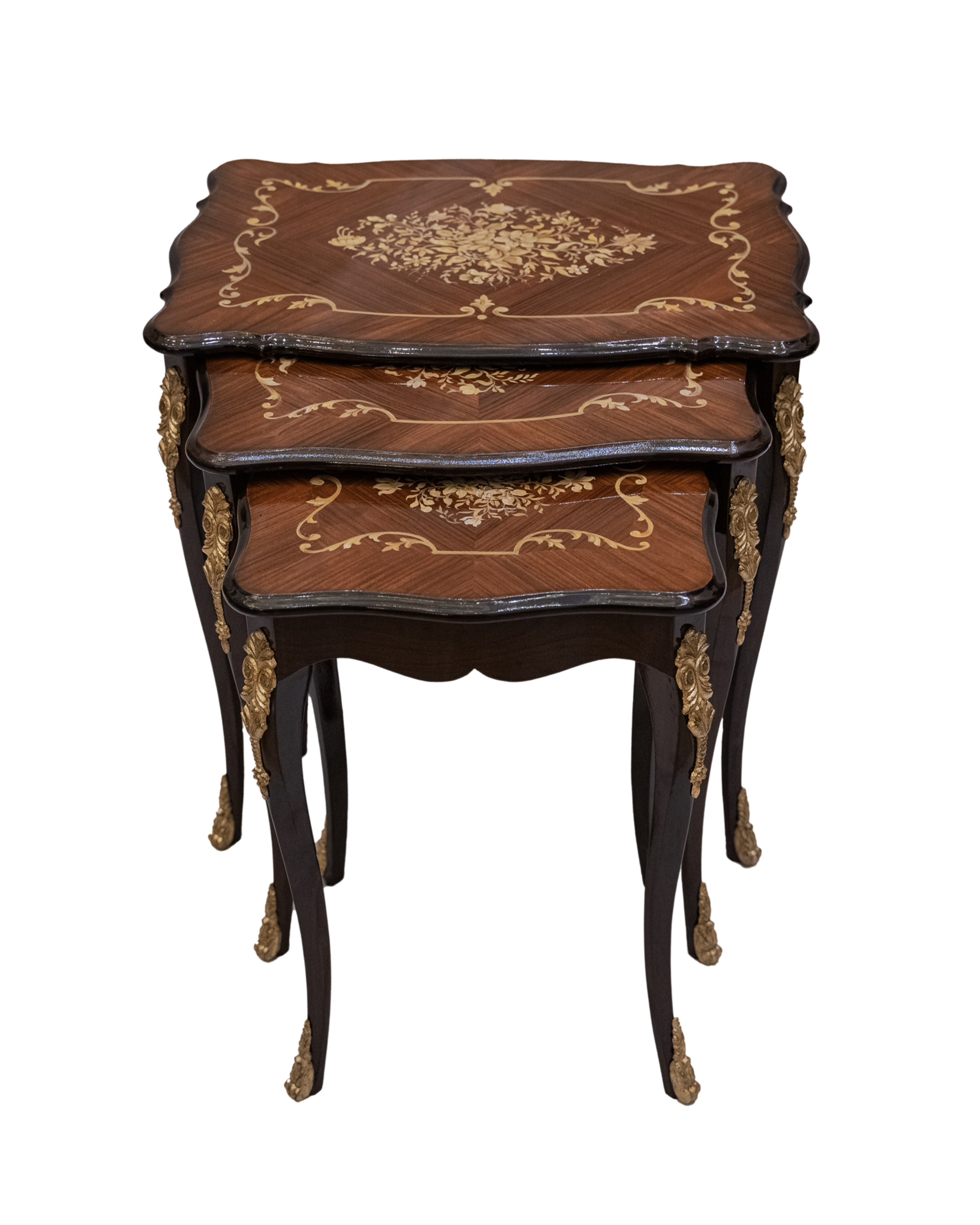 Antique French Louis Style Veneer
