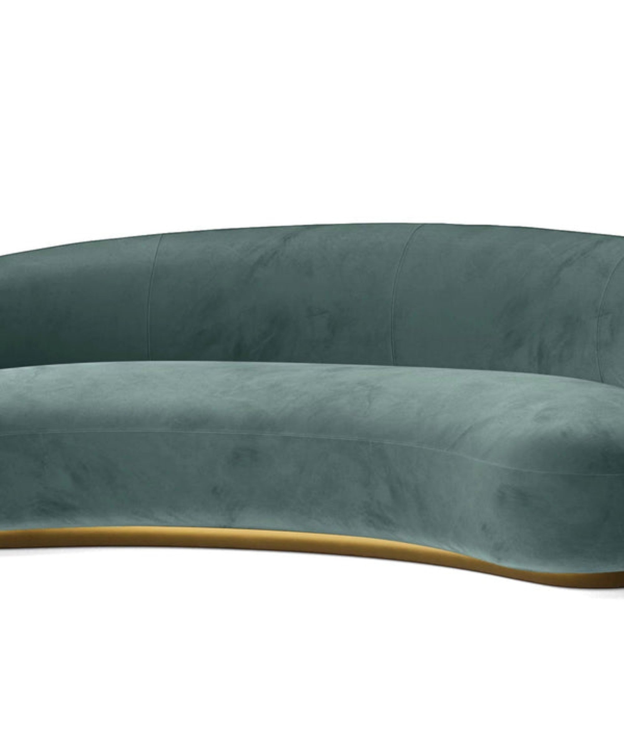 4 Seater Sofa Teal Velvet