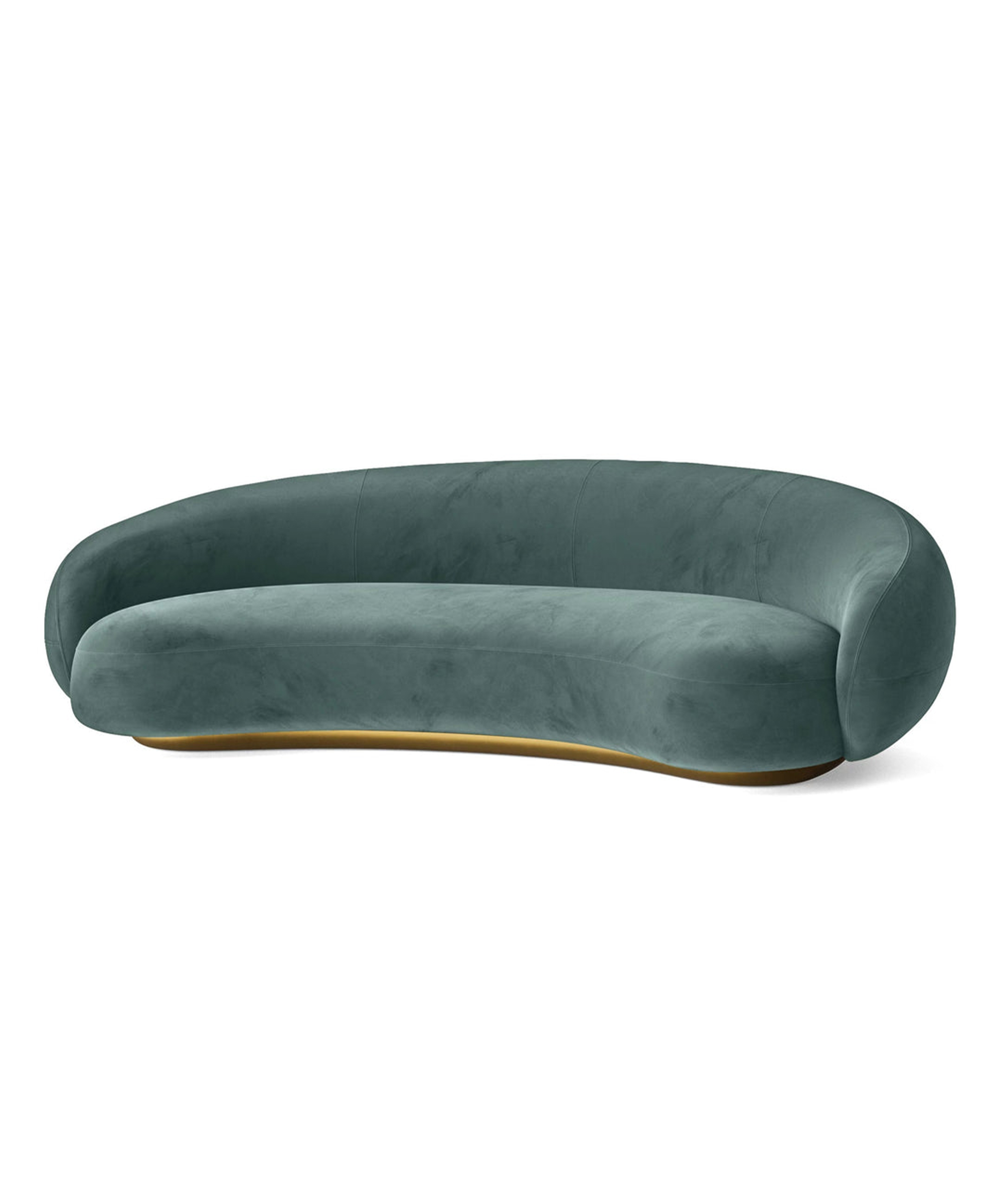 4 Seater Sofa Teal Velvet
