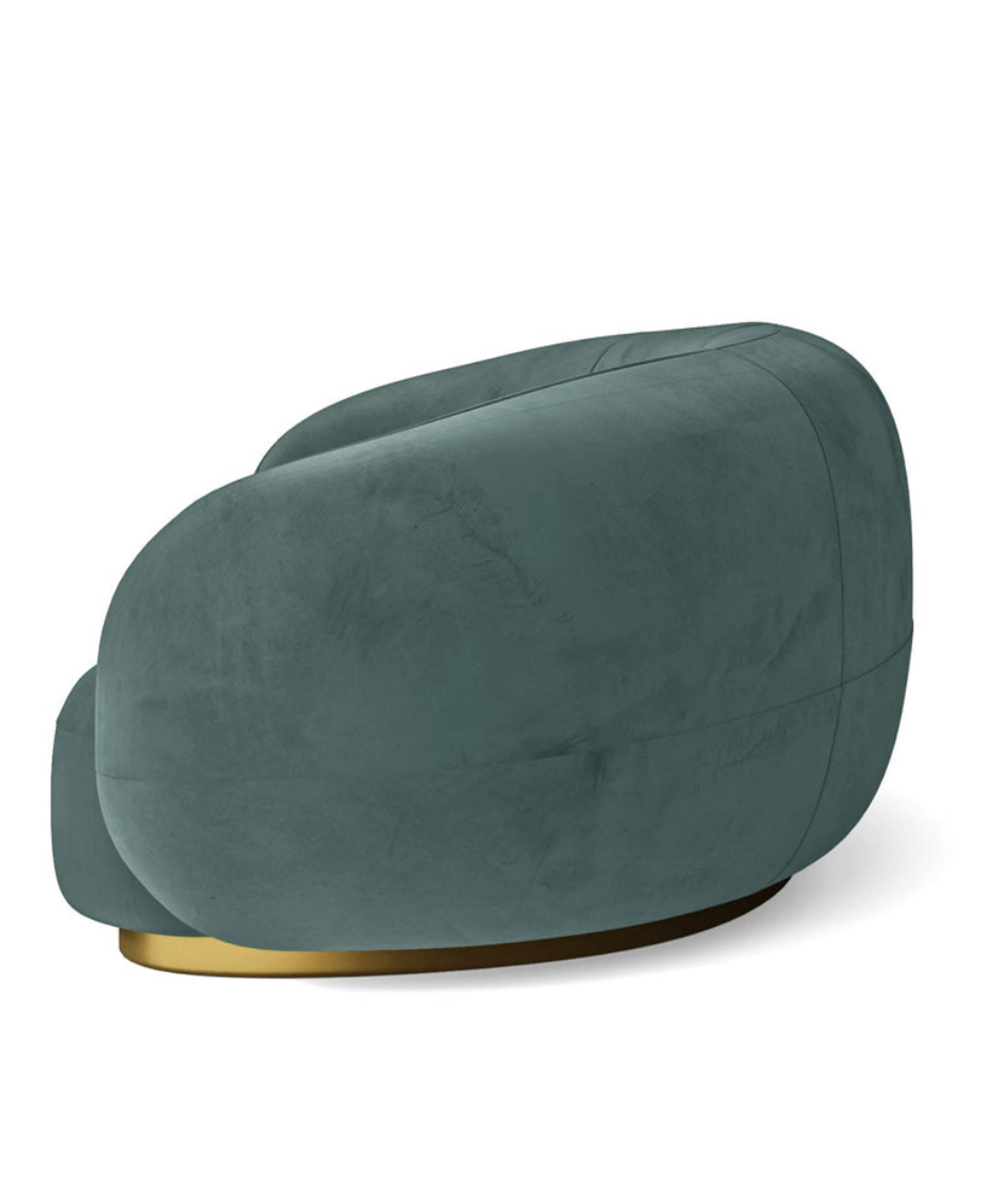 4 Seater Sofa Teal Velvet