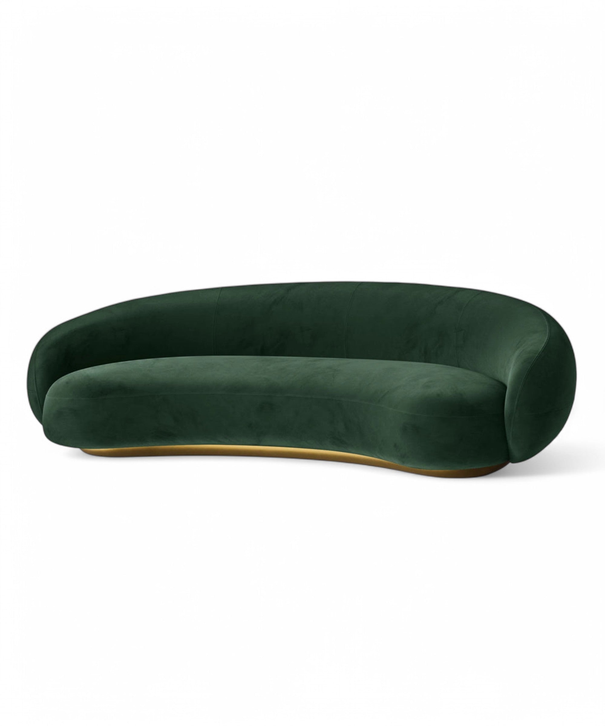 4 Seater Sofa Green Velvet