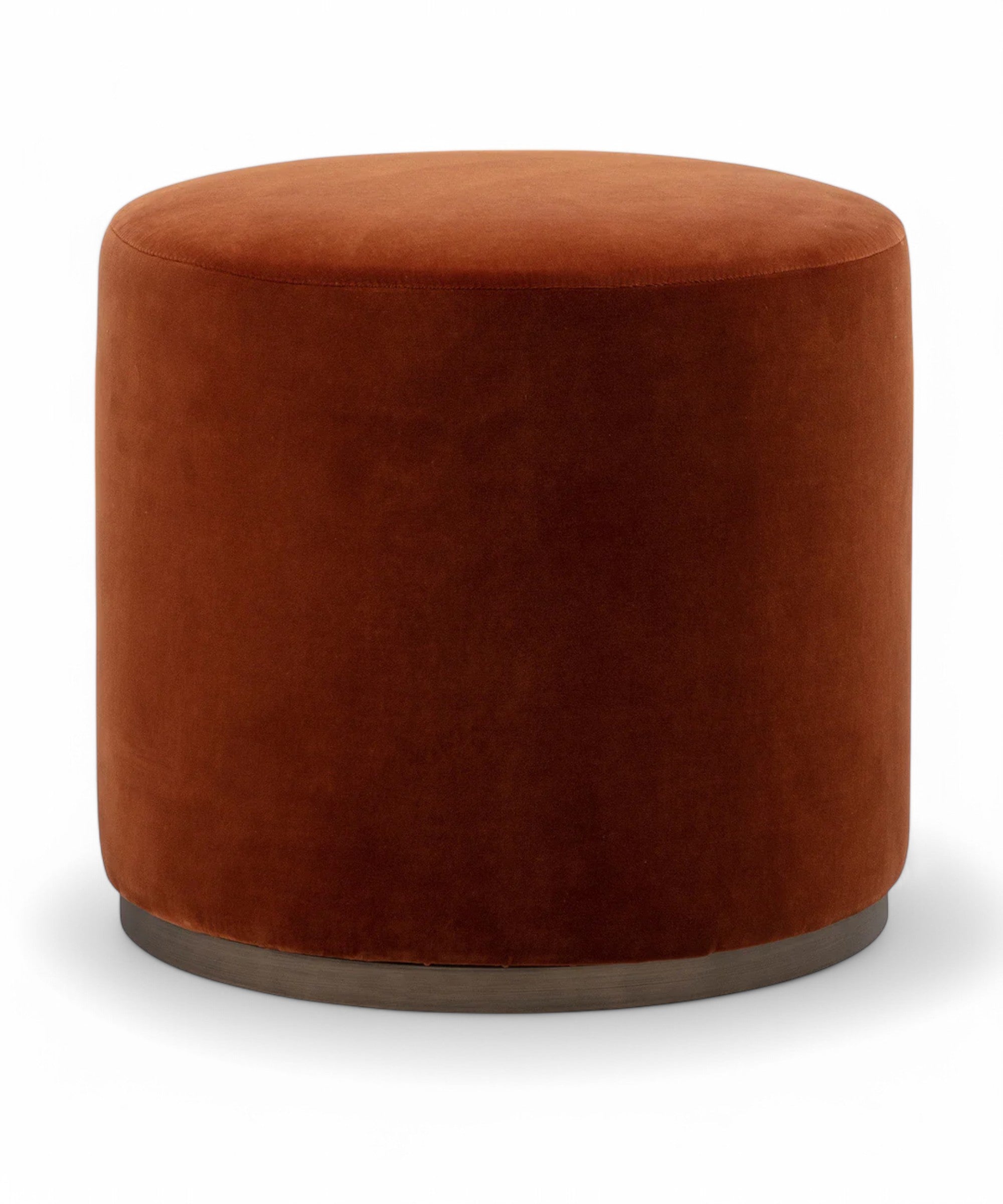 Rustic Velvet Haven pouf