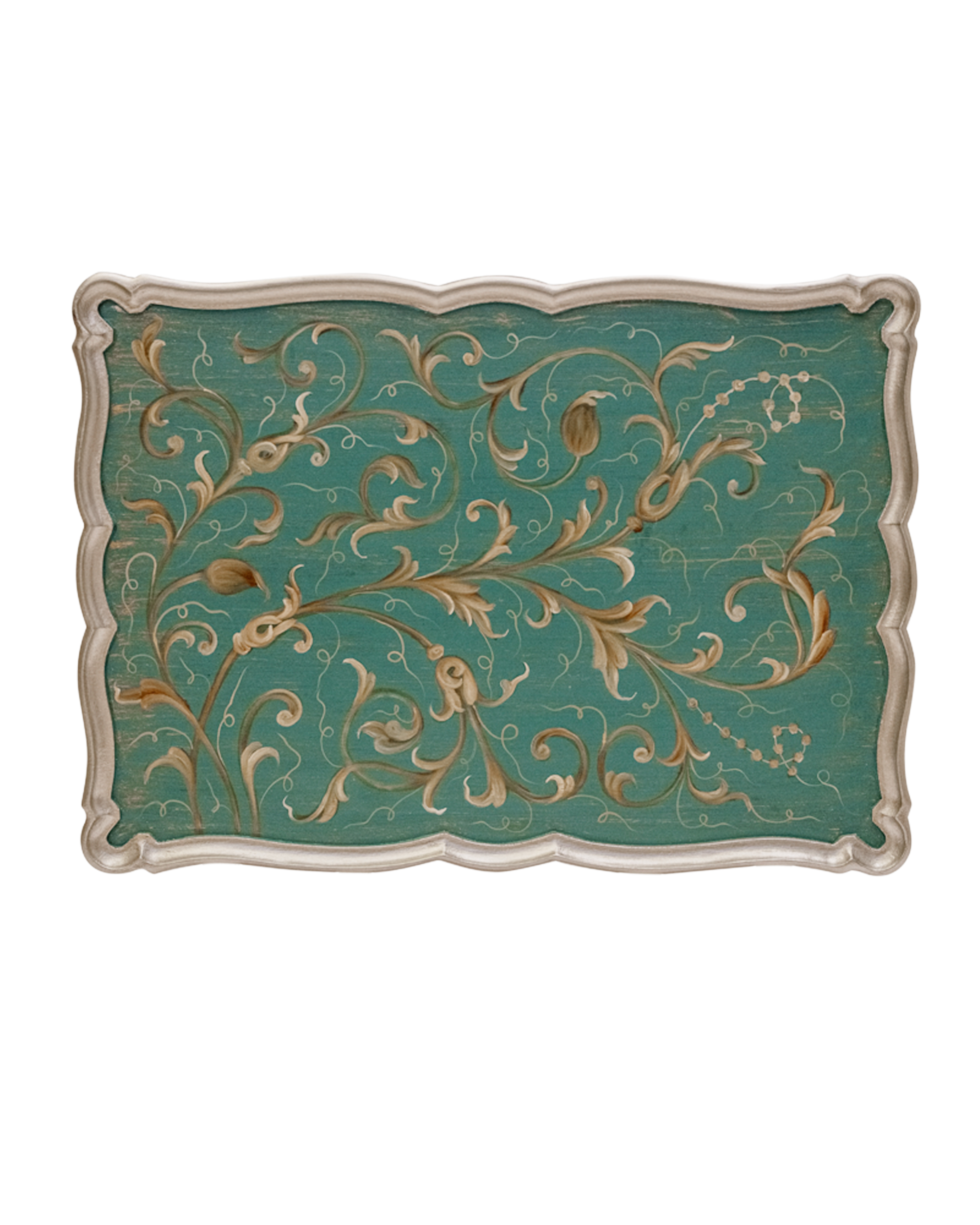 Teal Crush Folding Table