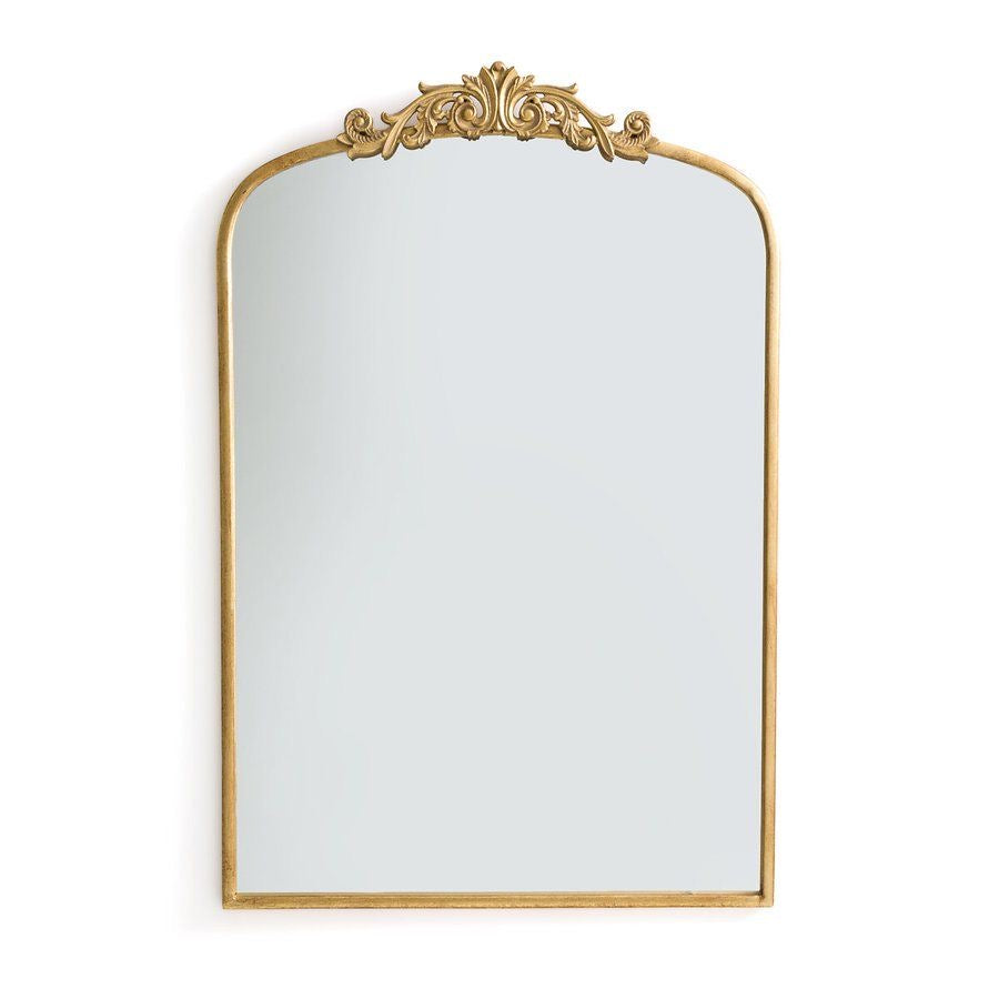 Antique Gold Crest Mirror