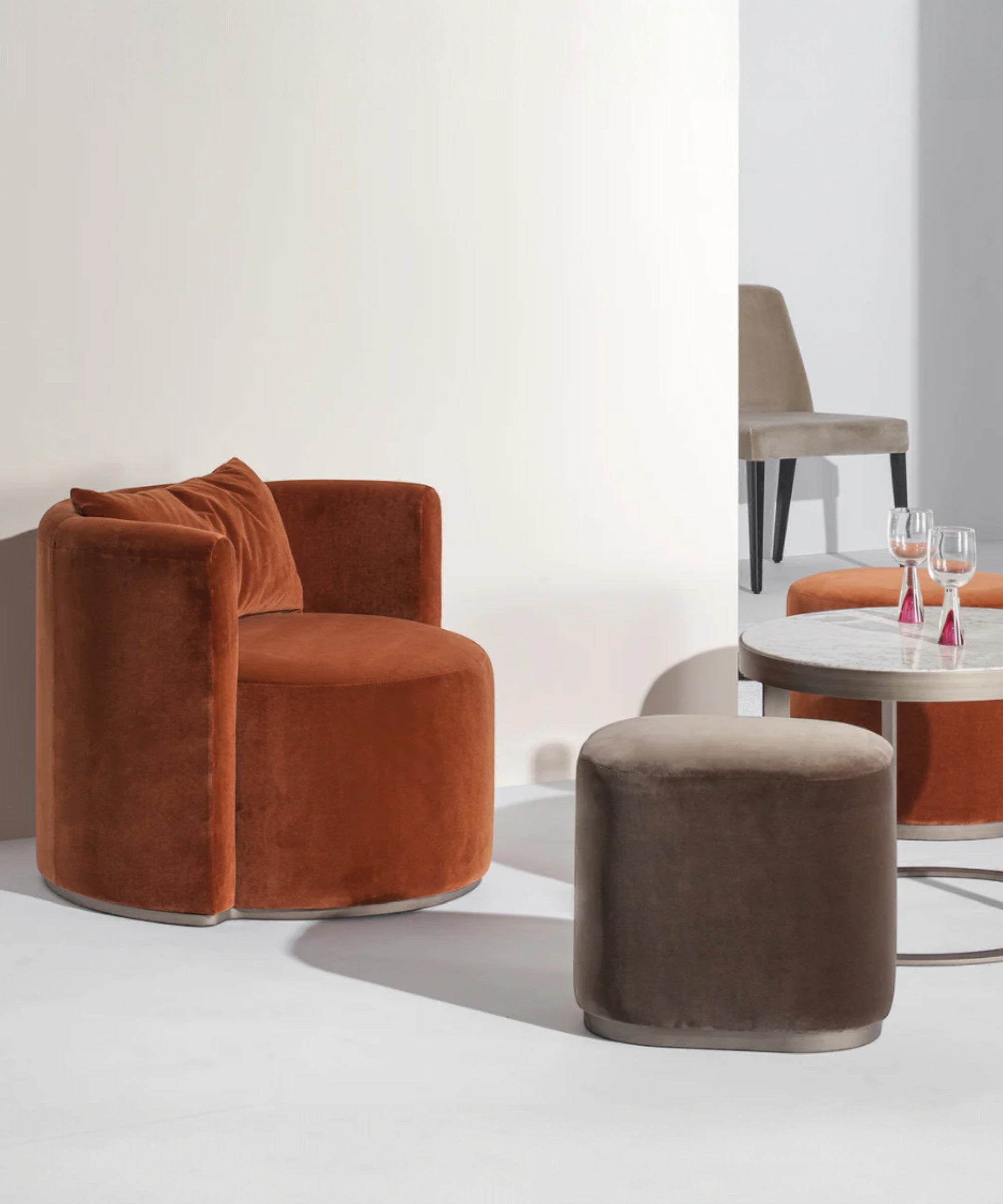 Ciro Brown Haven pouf